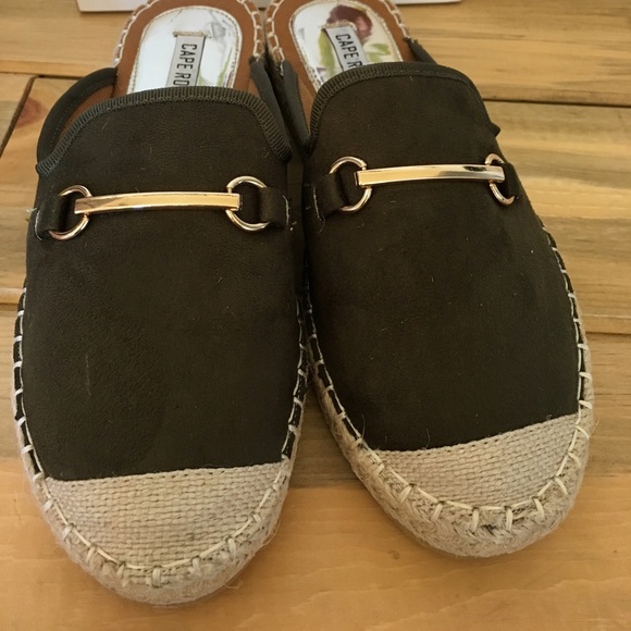 💚🌷LAST PAIR! Green Flat Mule💚 Espadrille🌷 - Picture 6 of 7